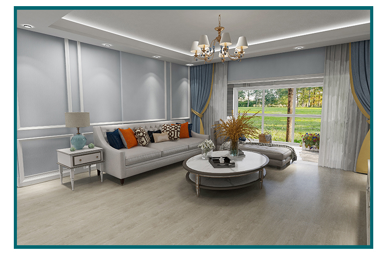 Chinese supplier unilin click wear proof rigid 5mm plastic pvc spc flooring for interior