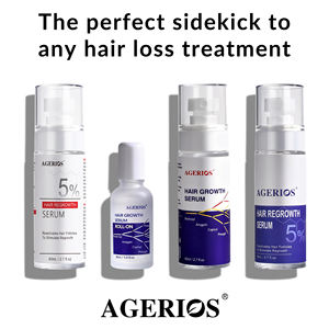 Sérum Revitalizante para Cabelos Maduros Agerios Anti-Envelhecimento com Redensyl, Capixyl, Procapil, Anagain Ingredientes Ativos para Cabelos Ralos - Product Image 6