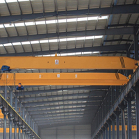 Pont roulant monopoutre léger de 1,5 tonne à structure compacte pour levage de marchandises en petite usine