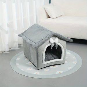 Dog House Type Winter Warm Small Dog Teddy Four Seasons Universal Removable and Washable Dog House Cat <b>Bed</b> Pet Supplies - Product Image 5