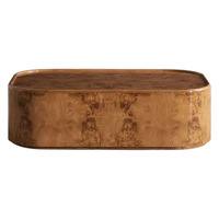 Meubles sur mesure de luxe privés, table basse en bois de palissandre de haute qualité et finition brillante, dessin CAO pris en charge, service VIP 1 sur 1.