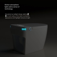 Bidet électrique sans réservoir pour cuvette de toilette avec drainage en S et télécommande