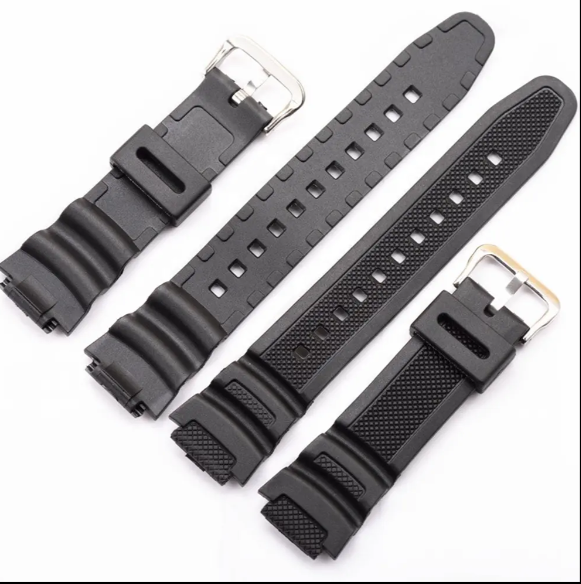 Replacement Rubber Watch Strap for Casio 18mm Men Women Watch Straps