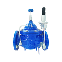 Vanne de régulation d'eau hydraulique ISO CE en fonte ductile 200X, à embout à bride, pour usage général, OEM/ODM/OBM