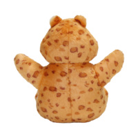 Peluche Léopard Mignon Assis, Jouet en Peluche en Coton PP, Animal de Dessin Animé Rembourré, Peluche Léopard Personnalisée OEM ODM, Poupée Douce pour Cadeau