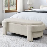 Luxuriöser MDF Moderner Langlebiger Maßgefertigter Kommerzieller Hotel-Apartment-Villa-Möbel Fußhocker Bettbank Gepolsterter Ottoman