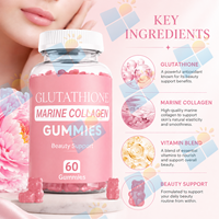 Gummies de Collagène Marin au Glutathion pour l'Éclat de la Peau et le Soutien Esthétique 3000mg Vitamines Gélifiées Marque Privée OEM