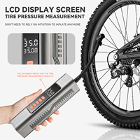 Portable 4 in 1 Tire Inflator 4000mAh Cordless Durable Car Vacuum Air Pump with LED Light for Basketball Vehicle Tyre