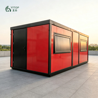 Maisons modulaires de 10 pieds, maisons préfabriquées de luxe, maison pliable préfabriquée, système électrique intégré, Australie, maison conteneur extensible