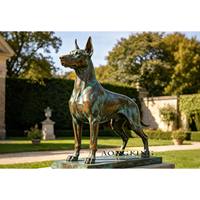 Escultura de Bronce Gigante de Animal, Tamaño Real, Carnero, Oveja, Cabra, Estatua de Cobre, Esculturas de Ovejas de Bronce