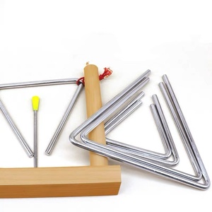 Wholesale 7 Inch Triangle Bell Orff Percussion Triangle for <b>Musical</b> Performance Durable Children's <b>Instrument</b> Accessory for Kids - Product Image 2