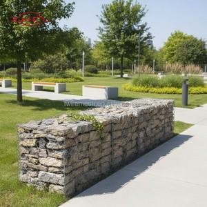 Gabions Flood Protection Chain Link <b>Mesh</b> Woven Galvanized Steel 2x2 2m 1m 2x2x1 <b>Net</b> Bench PVC Coated Mattress Bending Cutting - Product Image 5