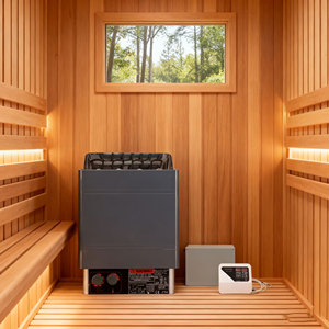 Stufa per Sauna Moderna Serie <span class=keywords><strong>Economica</strong></span> in Acciaio Inox CE con Doppio Controllo Supportato Stufa Elettrica per Sauna - Product Image 1
