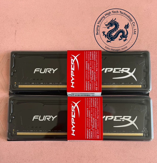 Brand New K-ingston HyperX DDR3 8G 1600 1866 Frequency Desktop RAM, Taiwan-made Black Heat Spreader Module