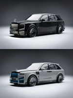 Nouveau kit carrosserie large en fibre de carbone sèche YIKU 2026 style MSY pour Rolls Royce Cullinan : pare-chocs avant/arrière, spoiler, capot