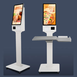 Support de terminal de point de vente de 23,8 pouces, support de sol, KFC, <span class=keywords><strong>McDonald</strong></span>'s, kiosque de commande de nourriture, kiosque de paiement, restaurant, type mural - Product Image 2