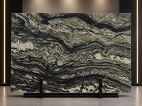 Dalle de marbre Twilight Dedalus pour murs décoratifs de luxe, comptoirs et projets d'aménagement intérieur d'hôtels, découpe sur mesure