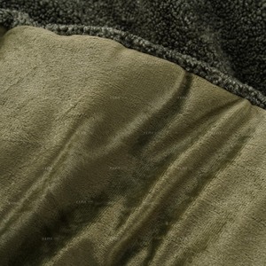 Factory Supply 330GSM Melange <strong>Teddy</strong> <strong>Fleece</strong> Front Microfiber Reverse Reversible Comforter Set Super Soft Custom Size <strong>Bedding</strong> - Product Image 2