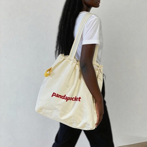 Sac de shopping pour femme en nylon, fait main, personnalisé, écologique, réutilisable, certifié CE, motif lettres tendance - Product Image 4