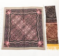 Nouvelle écharpe carrée en viscose à imprimé numérique, écharpe/hijab quatre saisons, vente en gros