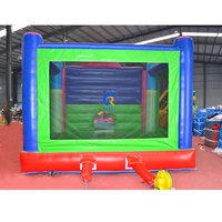 Maison de saut gonflable à rebond lunaire de qualité à louer Château gonflable Pep pa rose 13x13 Château gonflable à rebond pour enfants