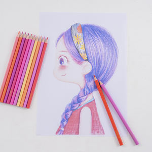 Crayons <span class=keywords><strong>de</strong></span> couleur professionnels Macaron, 12 pièces, crayons <span class=keywords><strong>de</strong></span> couleur pour l'école, crayons <span class=keywords><strong>de</strong></span> couleur personnalisés pour enfants - Product Image 6