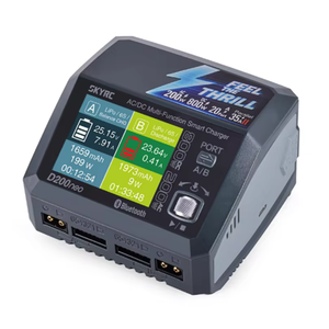 Cargador de Baterías LiPo SKYRC D200neo AC200W DC800W 20A*2 PD3.0 de Doble Canal para Baterías LiPo de 1-6S - Product Image 1