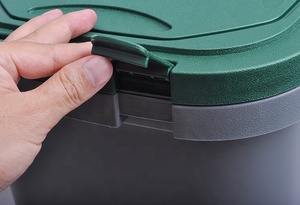 Conteneur soluble dans la <span class=keywords><strong>cuisine</strong></span> de 15l, stockage des déchets alimentaires, à usage domestique, corbeille avec intercalaires - Product Image 3