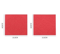 Tapis de dessous de plat carrés en silicone antidérapant résistant à la chaleur pour casseroles chaudes et casseroles Table ou comptoir