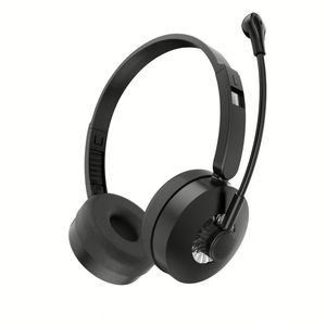K3B หูฟังแล็ปท็อปพีซีแบบ USB พร้อมไมโครโฟนควบคุมระดับเสียงแบบ On-Ear ปลั๊ก USB แบบมีสายชุดหูฟังสำหรับศูนย์บริการทางโทรศัพท์สำหรับคอมพิวเตอร์ - Product Image 1