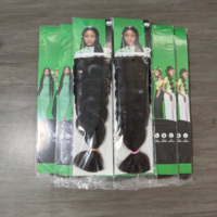 Cheveux à tresser Yaki Jumbo de 82 pouces, 165g, de qualité supérieure et à prix abordable, pour tresses africaines, extensions de cheveux, cheveux à tresser pré-étirés