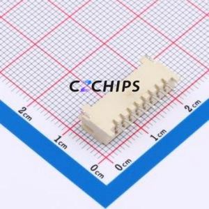 BX-HY2.0-8PWT Wire-to-Board Pin Header SMD,P=2mm,Horizontal Mount Connector 1x8P 2mm Horizontal Mount HY - Product Image 2