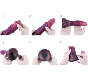 ファンタジー モンスター インフレータブル 拡張式 巨大ディルド 手動エアポンプ付き 拡大 アナルディルド 大人のおもちゃ 女性用マスターベーション用品 卸売 - Product Image 4