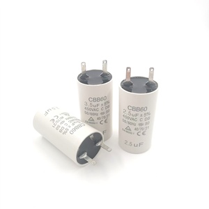 ตัวเก็บประจุ CBB60 450v 4.5uf ประสิทธิภาพการใช้งานไฟฟ้าที่เสถียร พร้อมขา 2 ขา สำหรับปั๊มน้ำ - Product Image 2