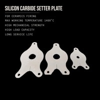 Plaque de pose en SiC réfractaire et résistante au feu pour fours industriels avec service de découpe