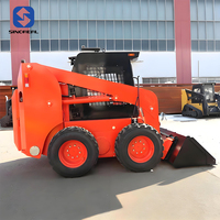 Nouvelle micro-chargeuse sur pneus diesel 2026 de Chine, haute efficacité pour les opérations de creusement de fossés dans la construction