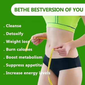 Capsule de satiété de brûleur de graisse mince verte et blanche - Product Image 6