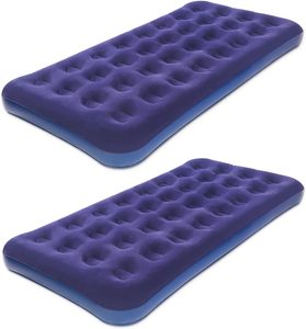 twin size PVC flocked air mattress