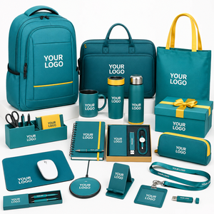 Custom Corporate Gift Set Logo Backpack Tote Bag Tumbler Notebook Pen USB Cable For Employee Welcome And Brand Promotion - Product Image 2