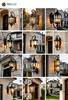 Applique murale LED extérieure étanche IP65 moderne pour jardin et maison