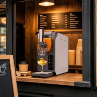 Machine à slush à réservoir unique de 1,9 L (64 oz) 250 W, machine à slush de comptoir HBS-1901 avec buse détachable et bac de récupération pour bar