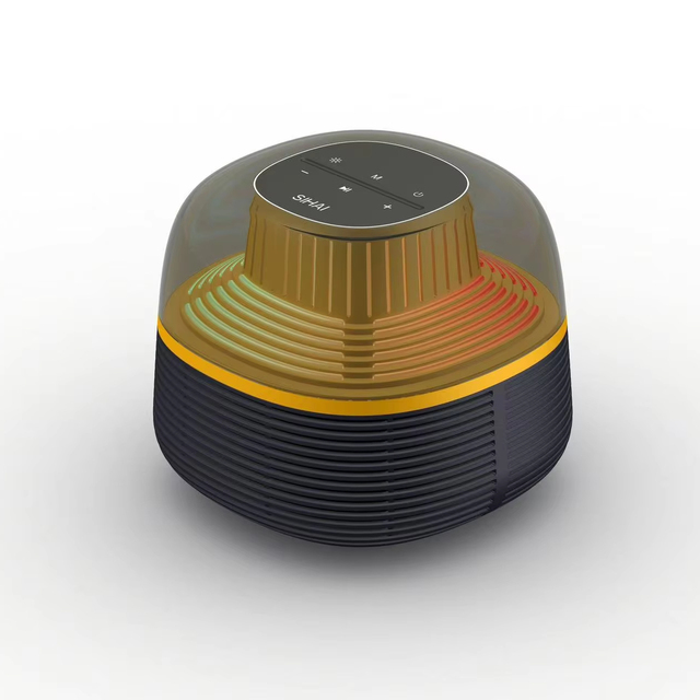 Factory Supply Dual Horn Sound Bar Subwoofer Colorful Light Speaker Wireless Loud Speaker
