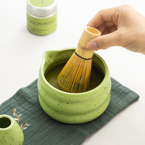 <span class=keywords><strong>Set</strong></span> <span class=keywords><strong>da</strong></span> tè Matcha in ceramica stile moderno stile giapponese ciotola beccuccio di bambù include scatola regalo barattolo di tè in polvere per <span class=keywords><strong>Amazon</strong></span> Cross-Border - Product Image 3
