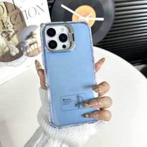 Étui de téléphone 3 en 1 PC+TPU avec support d'appareil photo, coque de protection en TPU teinté pour <span class=keywords><strong>REDMI</strong></span> <span class=keywords><strong>A7</strong></span> PRO 4G - Product Image 1