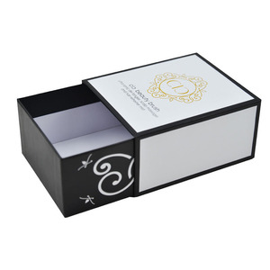 Luxury Hard Paper Sliding Drawer Gift <b>Box</b> Custom Logo Printed Jewelry Packaging <b>Box</b> for Rings Necklaces <b>Earrings</b> - Product Image 1