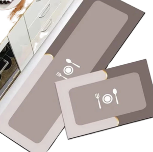 <span class=keywords><strong>Tappeto</strong></span> da <span class=keywords><strong>cucina</strong></span> in Diatomite stampato antiscivolo moderno Set di assorbimento d'acqua <span class=keywords><strong>cucina</strong></span> Runner e tappetino con ammortizzazione - Product Image 4