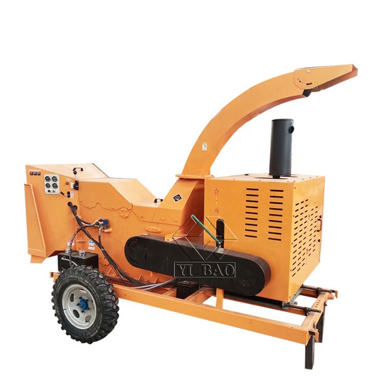 8-дюймовая дробилка для древесины, розничная продажа, промышленная дробилка для древесины, дизельный трактор, гидравлическая дробилка для молотков, дробилка для древесины