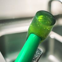 Palu karet ahli mesin OEM yang dapat disesuaikan dengan kepala bening dan pegangan plastik untuk instalasi kabinet atap dan halus
