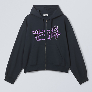 2025 sudaderas con capucha de gran tamaño Vintage con logotipo personalizado para hombres Cremallera de peso pesado con bordado 3D Hombro caído Cremallera con capucha Essentials - Product Image 4