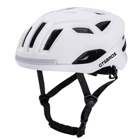 Vente en gros de casque de vélo intelligent PC intégré avec clignotant et lumière LED